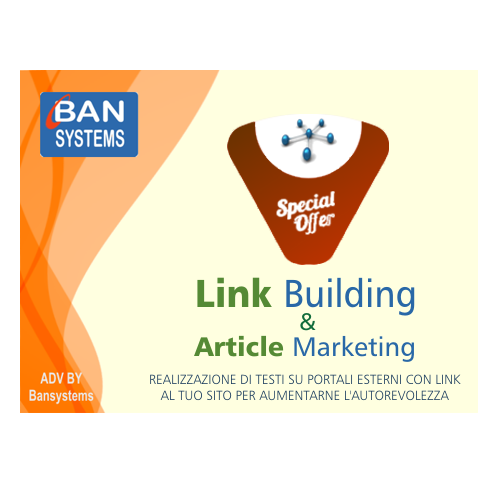 Link Building Article Marketing Alessandro Baffioni